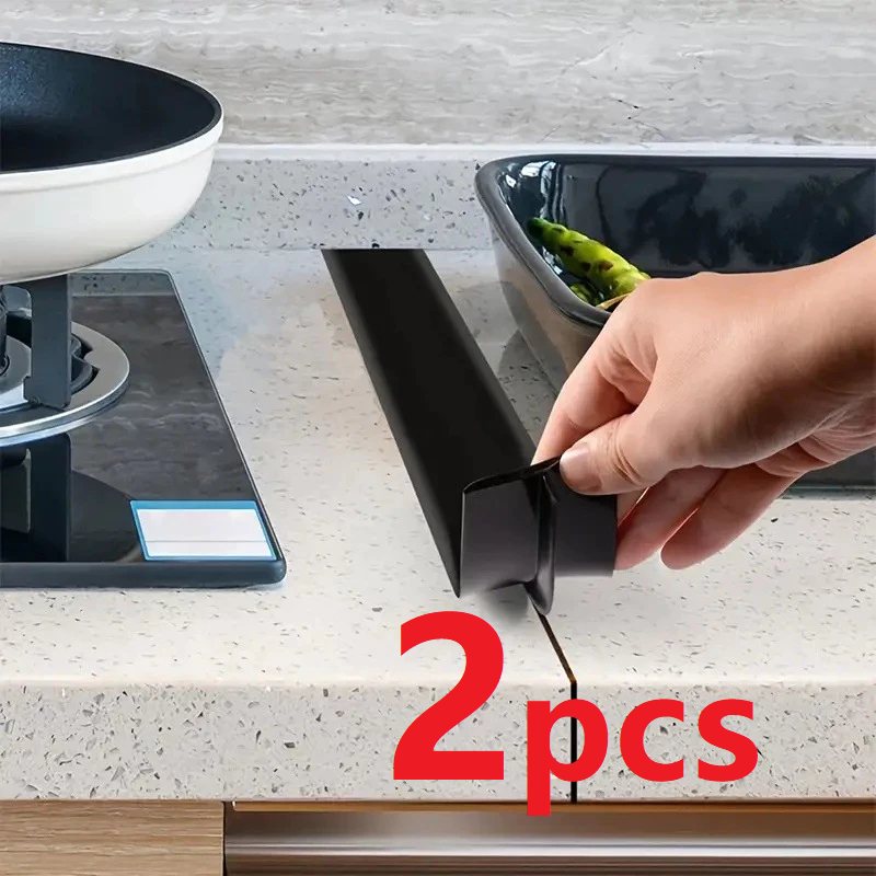 Imagem 2 Peças Tampa de Silicone 25” para Bancada, Vedação Larga entre Fogão, Forno e Lava-Louças