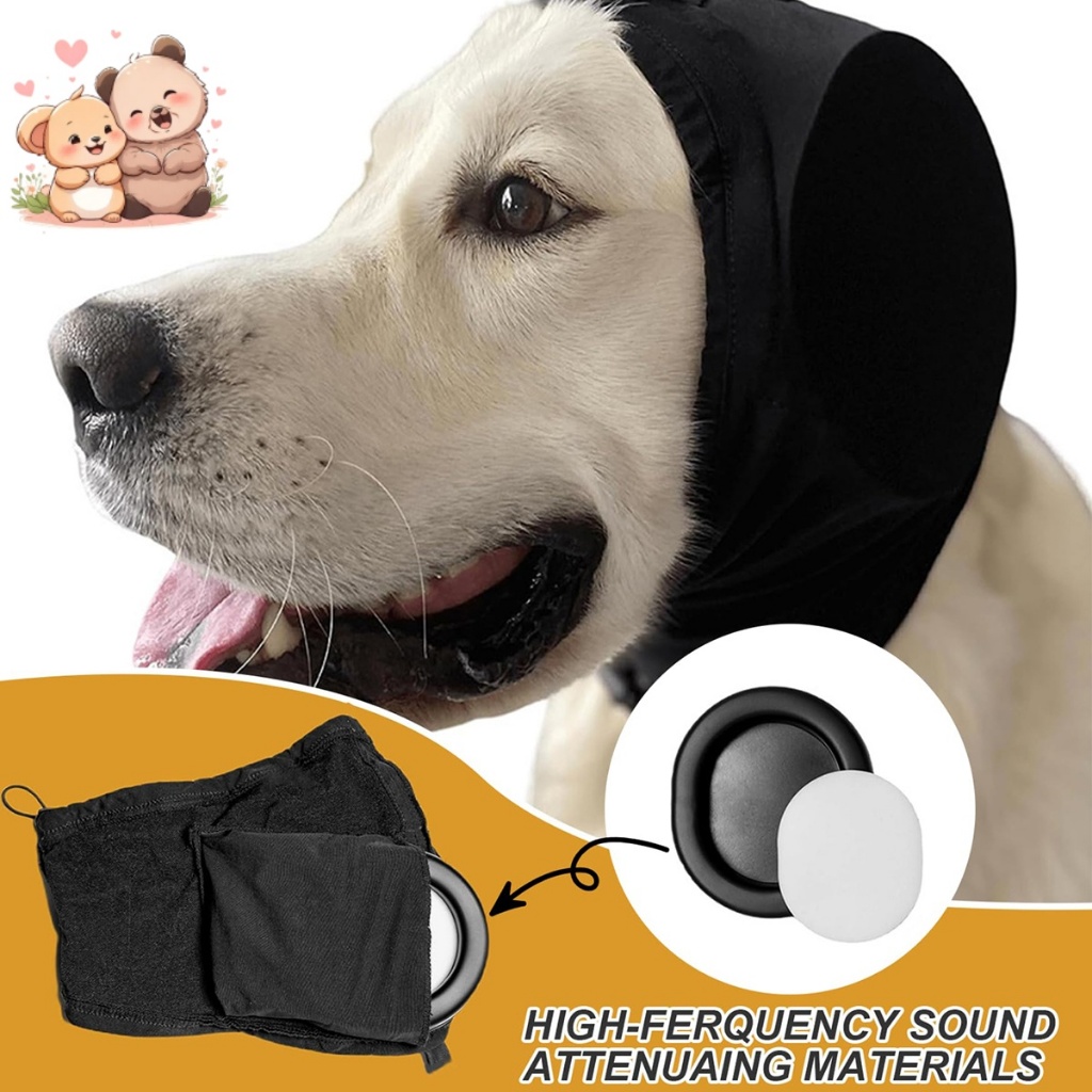 Protetores De Orelha De Cachorro Proteção Contra Ruído Fones De Ouvido Com Cancelamento De Para Cães No Inverno