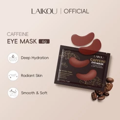 Máscara De Olhos Com Cafeína LAIKOU-Revitalizante E Hidratante Para Áreas Sob Os 6g/Par