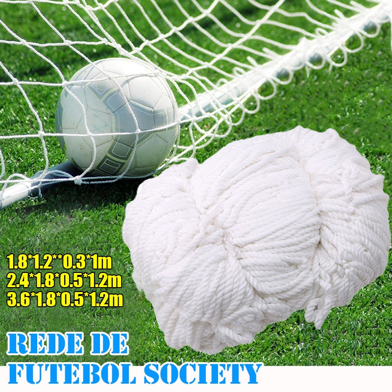 Rede de Futebol Society , Rede Para Gol Polietileno Resistente , Anti-Impacto , Dobrável , Portátil 1.8/2.4/3.6m