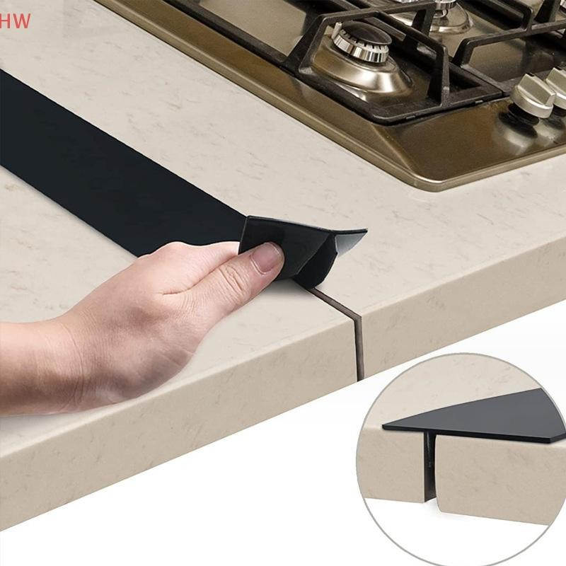 Tira de Borracha Silicone Enchimento Balcão Fogão Bloqueia sujeira e óleo Fácil de limpar Resistente Cozinha Lava-louças