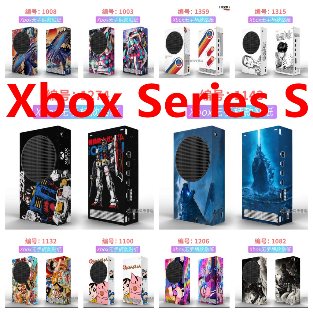 Adesivo De Pele De 90 Cores Compatível Com Decalque De Vinil Microsoft Xbox Series S Padrão Bonito Conjunto Completo De