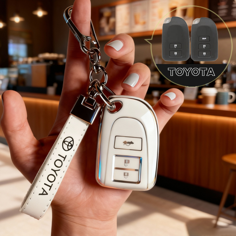 Para Toyota Yaris Yarisl X Hiace Vios Versão Camry Corolla Chave Capa Chaveiro Titular Acessórios Do Carro em Oferta na Shopee