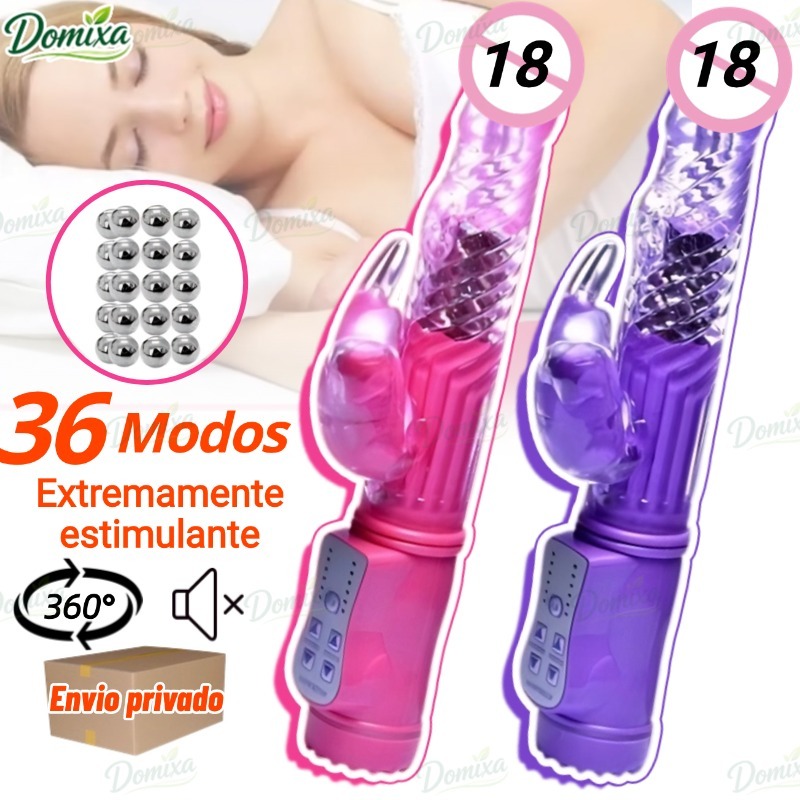 Vibrador Feminino Rotativo 36 Vibrações e 8 Velocidades de Rotação Ultra Potente Jack Rabitt Ponto G e Clitóris-DO em Oferta na Shopee