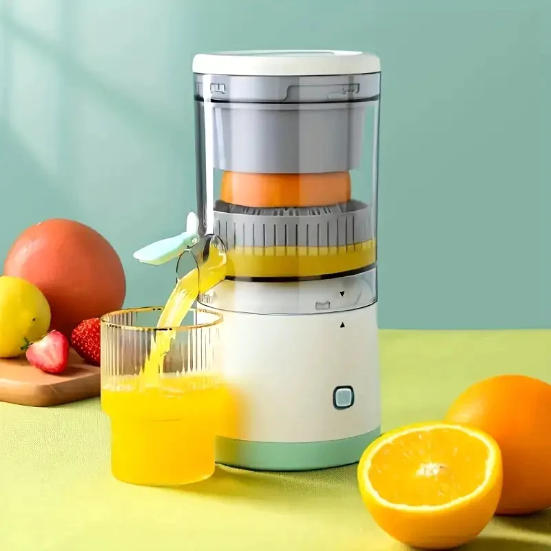 Espremedor Elétrico Laranja Limão Frutas Fazer Sucos Recarregável usb — imagem 1