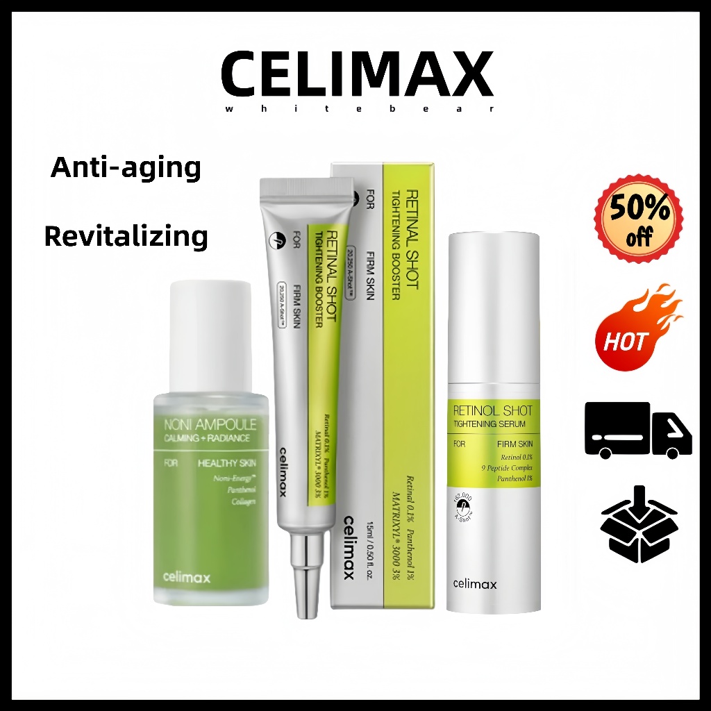 5.5celimax O VITA-A Recional | Creme Facial Essência Líquida Ampola Noni Energy-15ml/30ml/50ml Calmante + Radiante