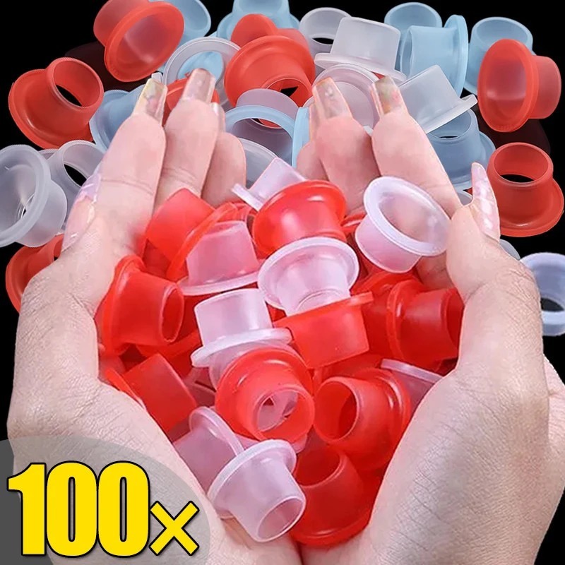 100/50PCS Junta De Vedação De Silicone À Prova De Vazamentos Na Torneira-Tubos De Borracha Anti-Gotas Atualizada-Tampão