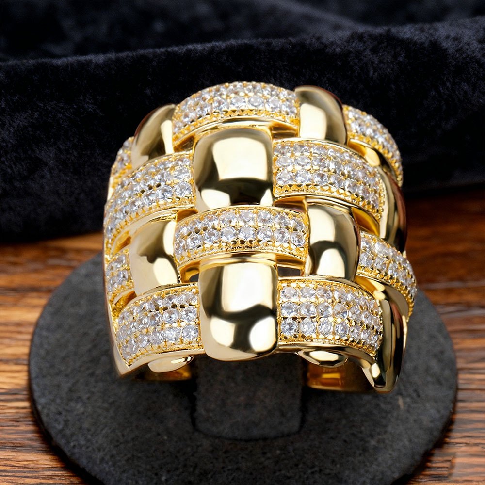 Estilo Coreano Fosco Anel De Dedo Linha Cruzada Zircônia Cúbica Aço Esmeril Moda Feminina Bonito Jóias De Noiva