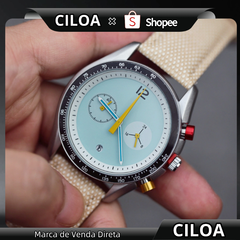 [CILOA] Relógio Quartz 2026 - Painel Redondo | Textura de Luxo Leve, Moda Versátil, À Prova d'Água【507a】 em Oferta na Shopee