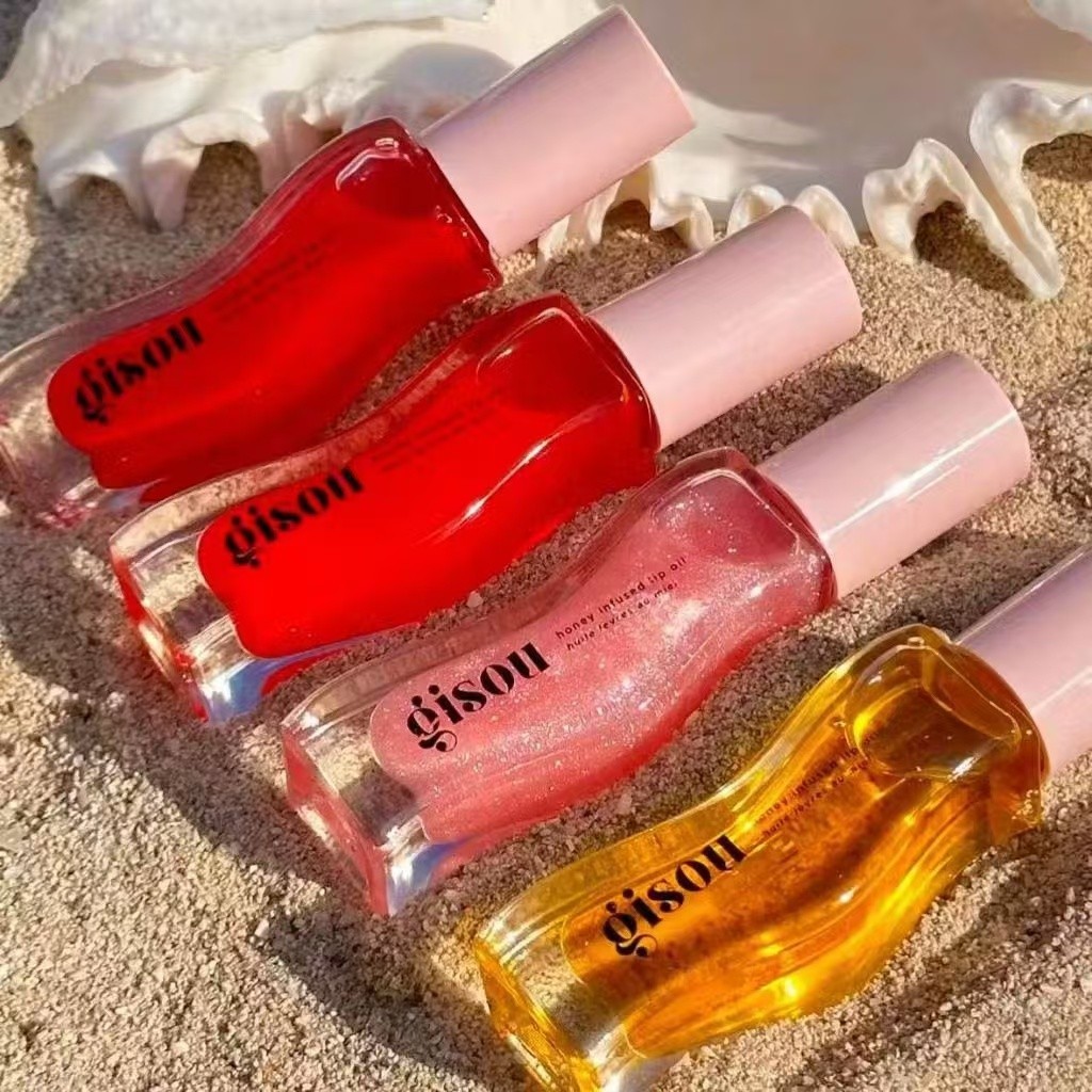 Novo Gisou Honey Lip Gloss Óleo Labial Hidratante 8ml Esmalte Baunilha/Pêssego Abelha em Oferta na Shopee