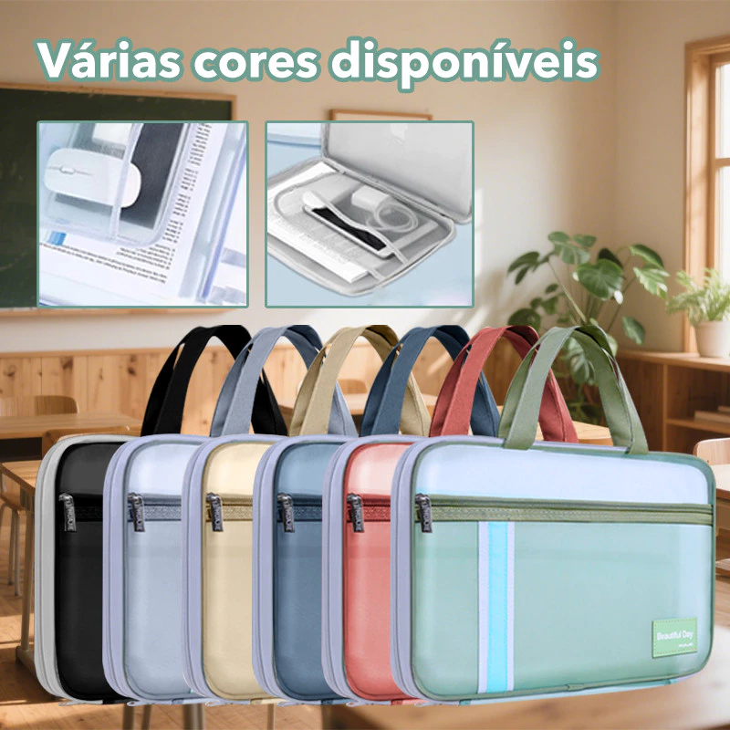 Bolsa de Documentos A4 Bolsa de Mão de Malha Transparente Bolsa de Arquivo Bolsa de Dados de Papel de Teste