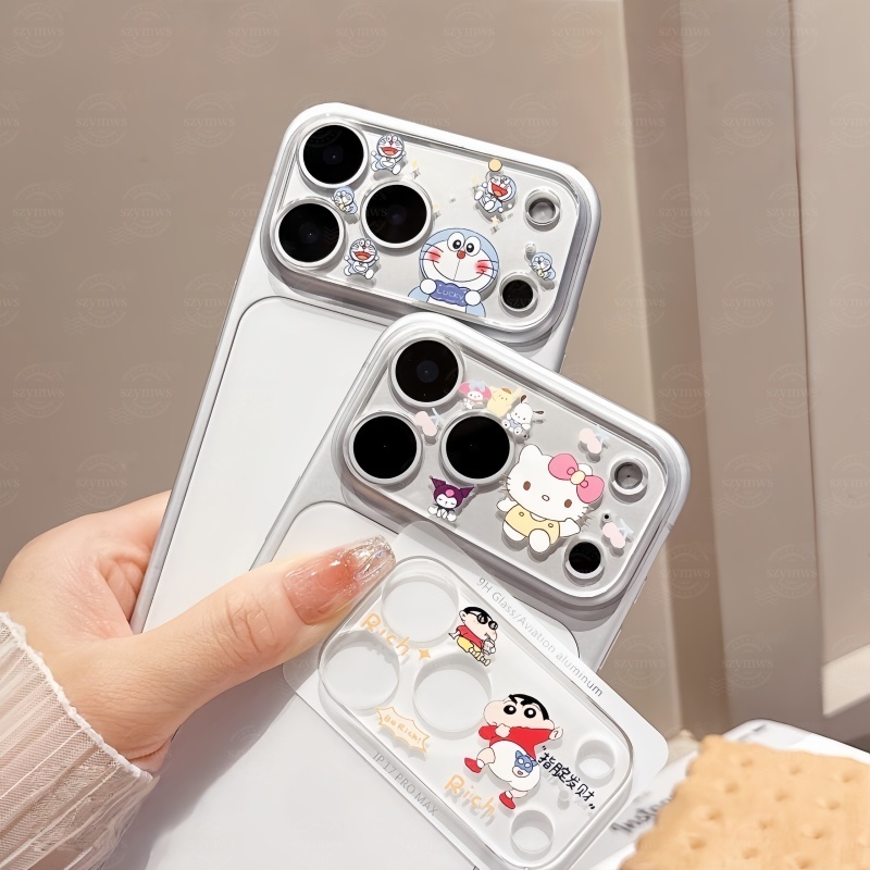 Protetor De Lente De Câmera De Desenho Animado Para iPhone 17 Pro Max/Transparente Filme De Vidro Temperado Adesivo em Oferta na Shopee