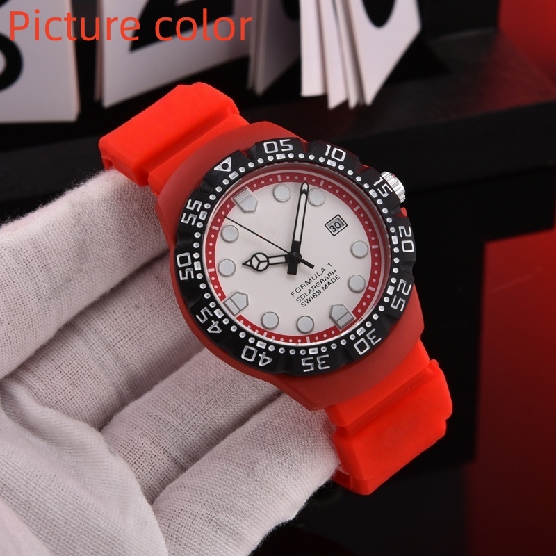 Relógio masculino relógio masculino moda relógio de quartzo de três ponteiros TAGS relógio de marca superior