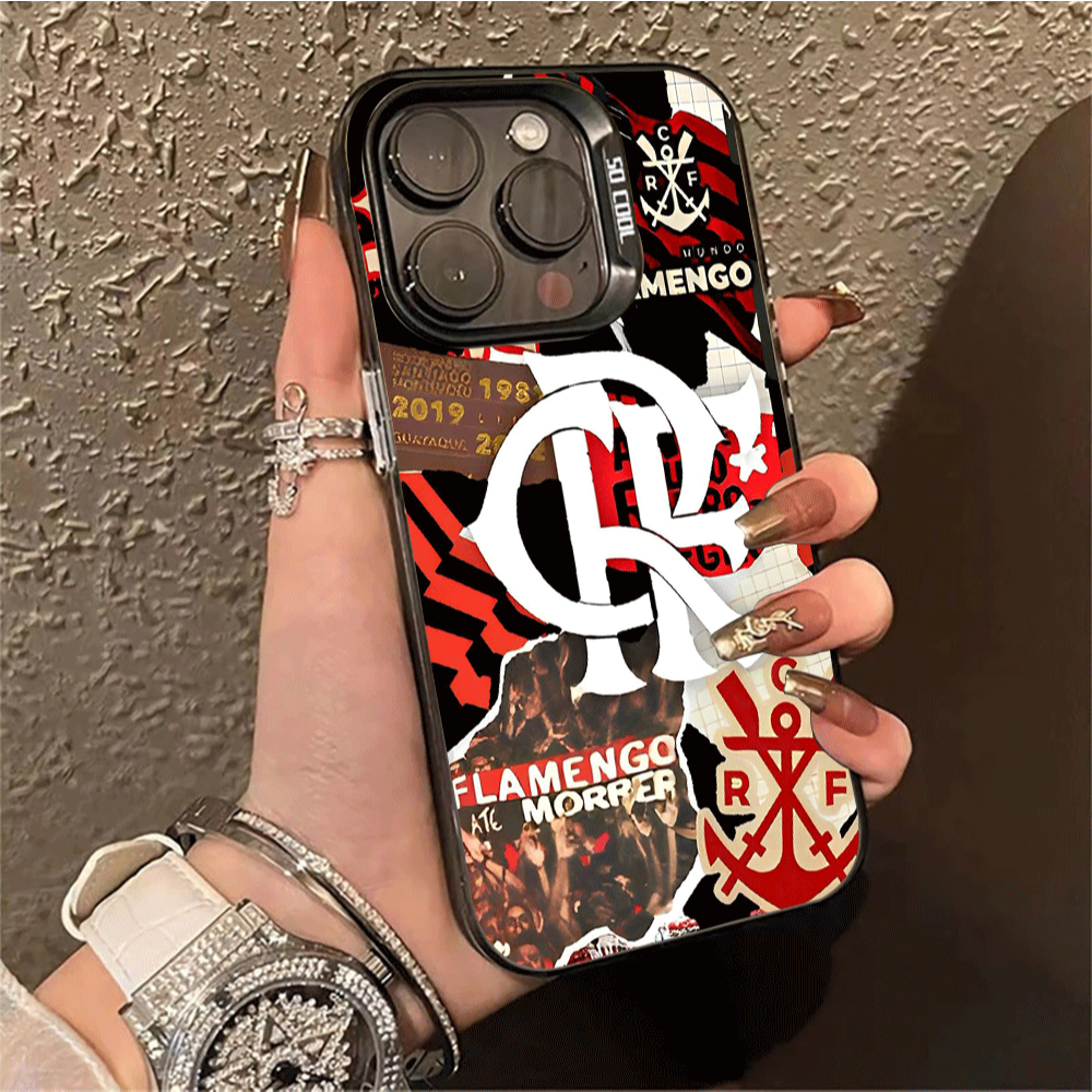 Football Club Capinha Para IPhone 16 15 14 13 12 11 Normal X XR XS 8 7 PRO MAX PLUS Silicone Capa Caso De T em Oferta na Shopee