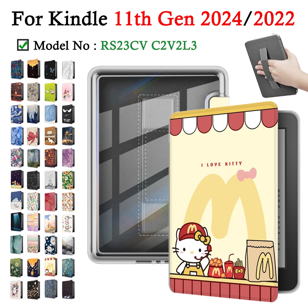 Para Kindle 11ª geração 2024 2022 RS23CV C2V2L3 6'' E-Reader Capa Portátil Acrílico Transparente em Oferta na Shopee
