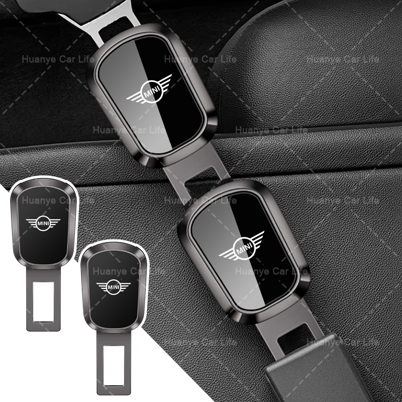 1/2 Pçs Um Clique Fivela De Cinto De Segurança Do Carro Extensão Estofamento Para Mini Cooper S R50 R53 R56 R60 F55 F56