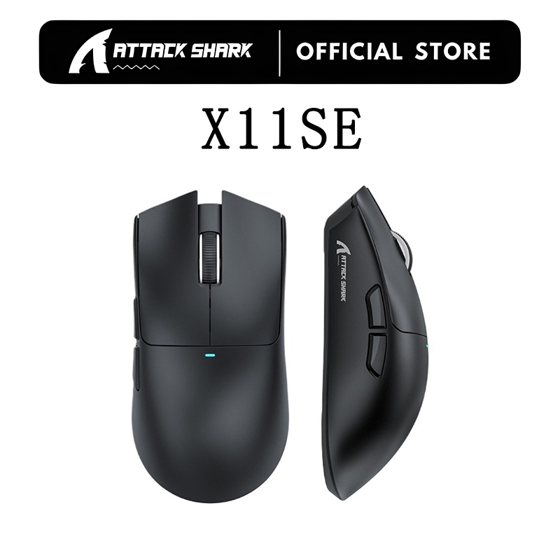 ATTACK SHARK X11SE Mouse Para Jogos Sem Fio Ultraleve Tri-Mode-2.4G/USB-C Com/BT PixArt PAW3311 Sensor De 22KDPI em Oferta na Shopee