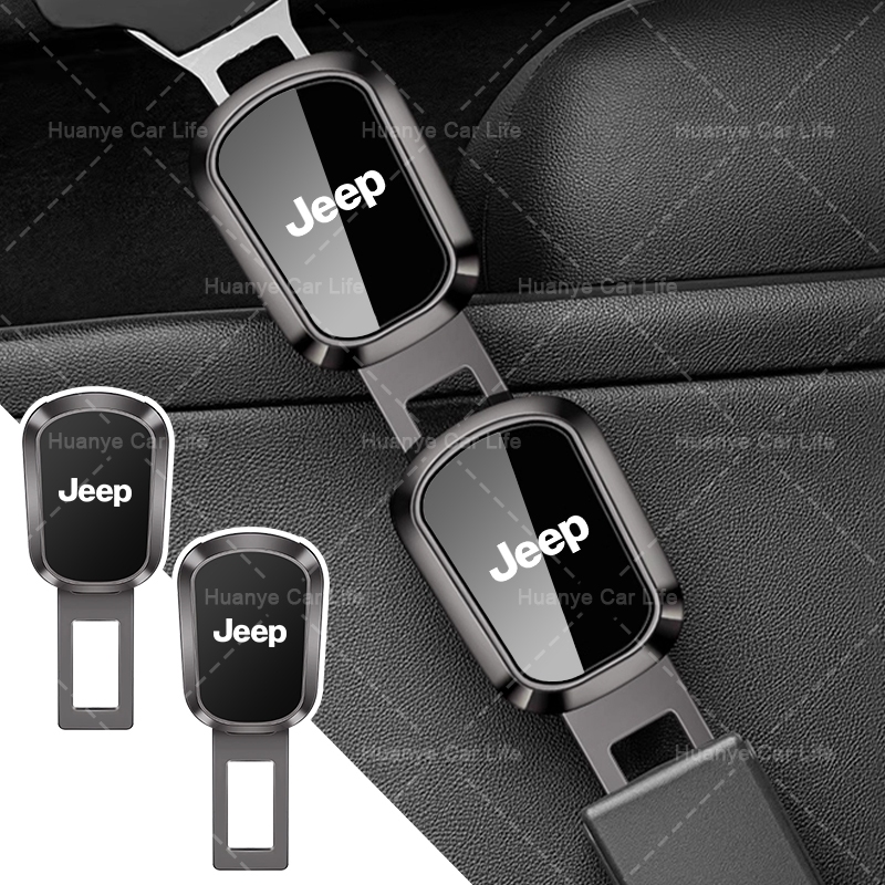 1/2 Pçs Cinto De Segurança Do Carro Bloqueio Fivela Inserção Plug Extensor Para JEEP Grand Cherokee Comandante Renegado 