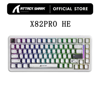 Ataque SHARK X82PRO HE 75 % Teclado Para Jogos Com Gatilho Rápido Sem Fio 0.01 Mm RT Atuação Ajustável 8 Khz Taxa De Pes em Oferta na Shopee