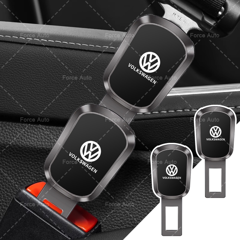 1/2 Pçs Liga Fivela De Cinto De Segurança Do Carro Extensor Trapezoidal Para VW Volkswagen Jetta MK5 Golf Passat 3B7 601 em Oferta na Shopee