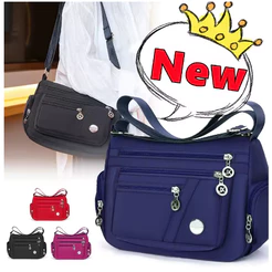 Bolsa Transversal Feminina à Prova d'Água de Nylon Bolsa de Ombro de Boa Qualidade Compacta