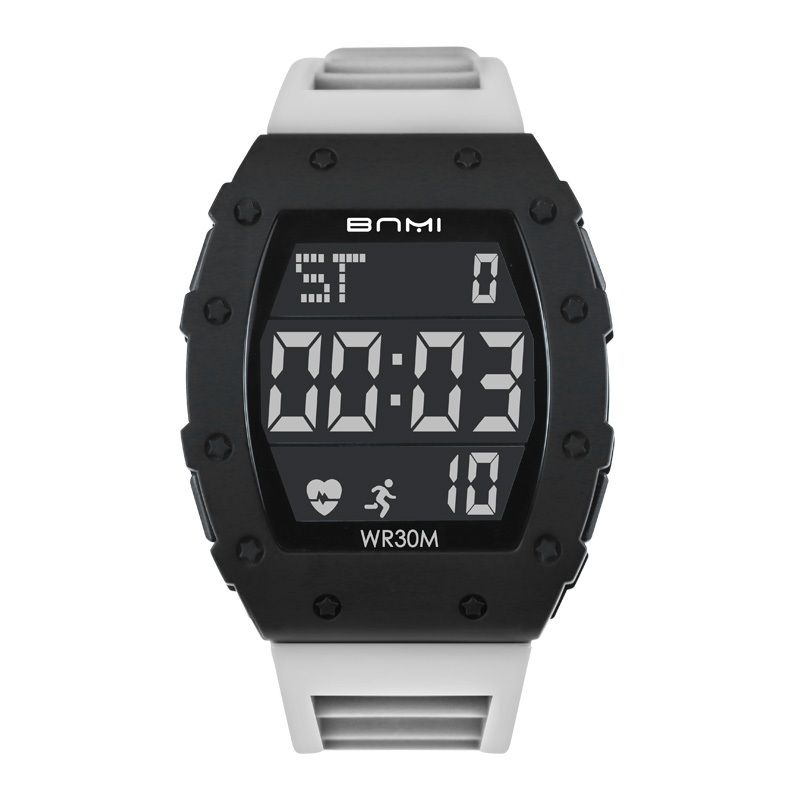 Relógio Com Mostrador Digital LED Ao Ar Livre À Prova D'água De Choque Relógios Esportivos Eletrônicos
