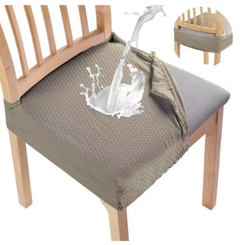 KIT 2 PCS Conjunto De Cadeira De Camurça Estilo Moderno À Prova D'água, Protetor De Assento