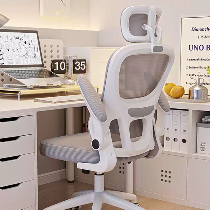 Cadeira De Escritório Ergonômica Executiva Suporte Lombar Tela Mesh 150kg