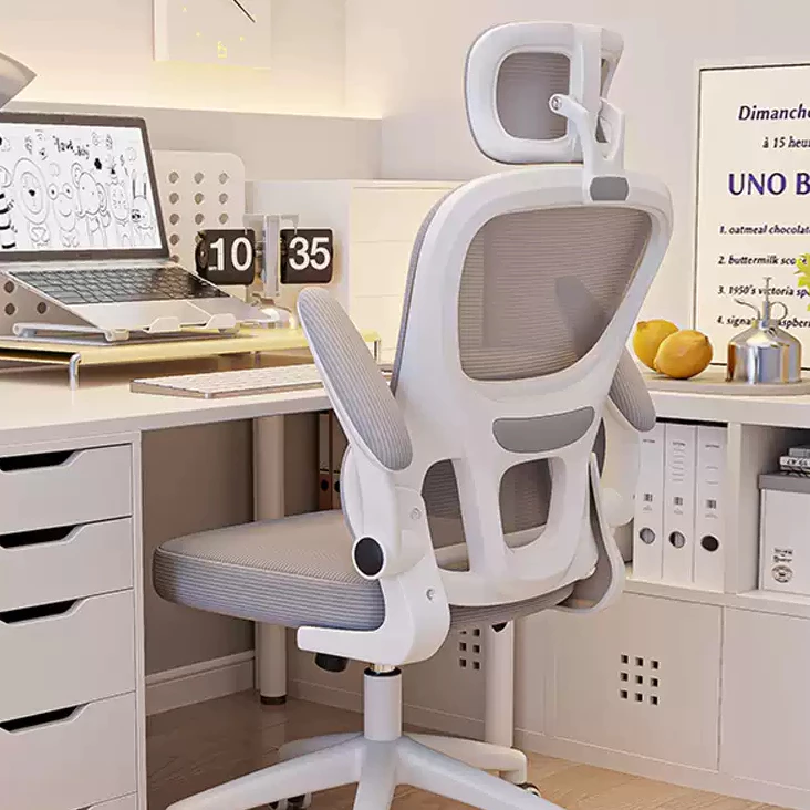 Cadeira De Escritório Ergonômica Executiva Suporte Lombar Tela Mesh 150kg