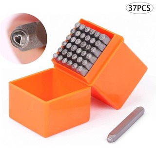 Kit Punção Letras E Números Aço Para Metal E Couro 37 Peças em Oferta na Shopee