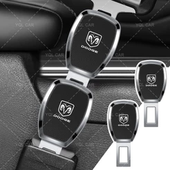 1/2 Pçs Extensor De Cinto De Segurança Do Carro Bloqueio Inserção Fivela De Metal Para Dodge Calibre Viagem Ram Durango
