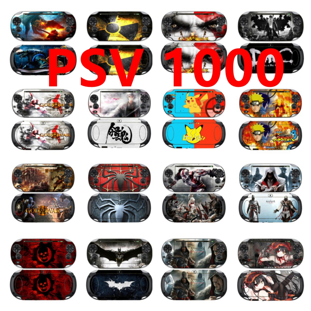 Adesivo De Pele De 47 Cores Compatível Com Sony PS Vita 1000 Decalque De Vinil Conjunto Completo De Película Protetora P