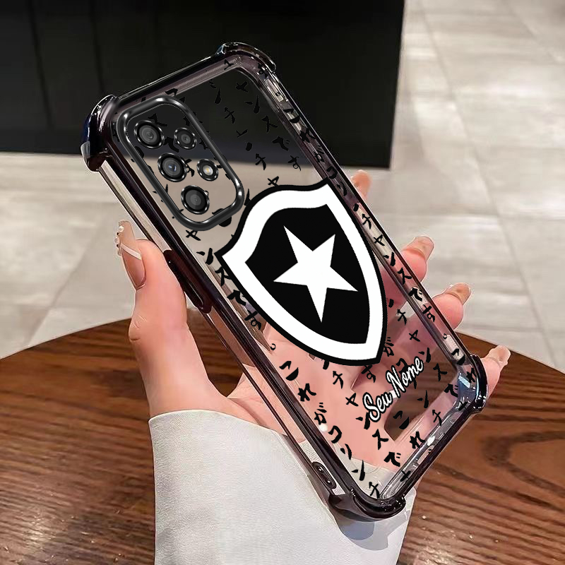 Samsung A23 A13 A33 A53 A73 A72 A52 A52s A32 5G Nome Personalizado Embalagem Macia Botafogo Clube Design Artístico Capa 