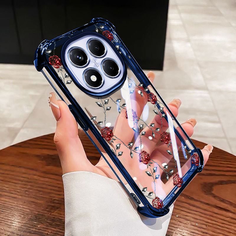YBD Capa De Telefone Para Redmi Note 15 Pro Plus 14 + Xiaomi POCO X7 M8 Transpar