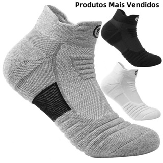 Anti-odor,anti-suor,meias esportivas espessas/anti-deslizantes de meias de algodão correndo basquete em Oferta na Shopee