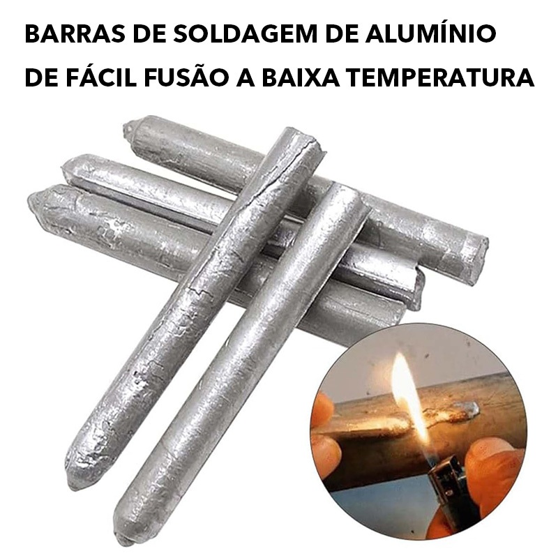Hastes De Solda Universais - Com Núcleo De Fluxo De Baixa Temperatura - Para De Liga/Cobre De Fácil Fusão