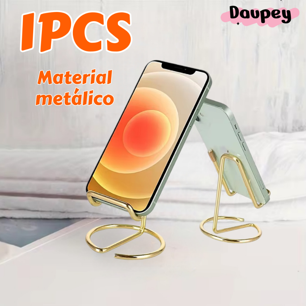 Suporte dourado para celular, estrutura de suporte para mesa, Tablet pequeno, ipad, Universal
