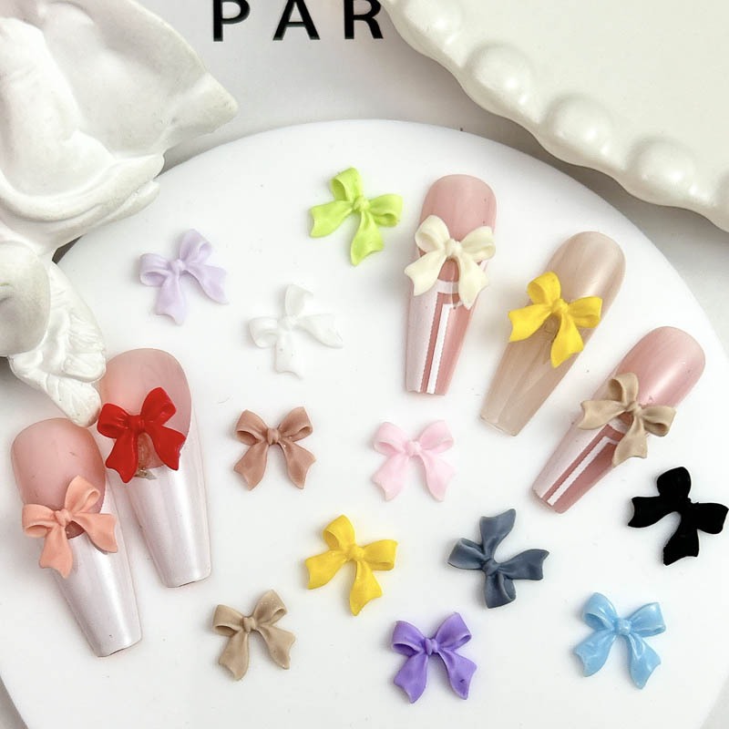 20 Pçs Acessórios de Laço 3D para Unhas Decoração DIY em Oferta na Shopee