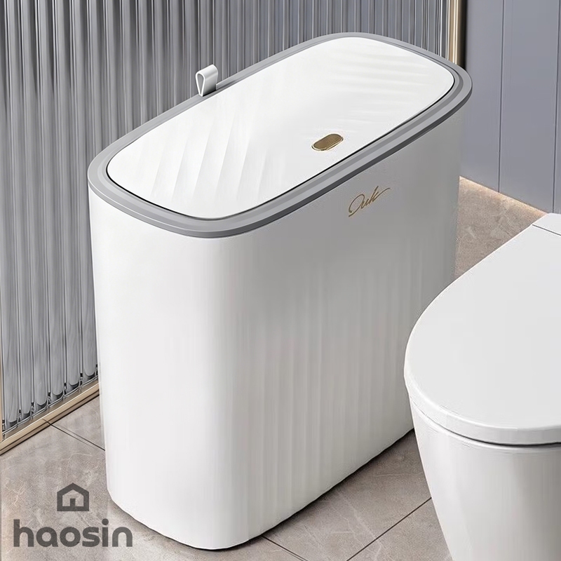 HAOSIN Lixeira de Banheiro Cozinha Escritório Capacidade 8L em Oferta na Shopee