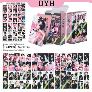 124 Pçs/Caixa Stray Kids Photocards KARMA Holográfico LOMO Cartão FELIX Seungmin Lee Sabe HAN Adesivo em Oferta na Shopee