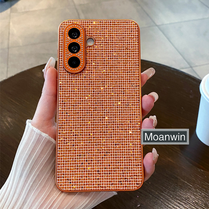 Luxo Flash Diamante Caso De Telefone Para Samsung A07 A17 A14 A15 A16 A25 A26 A34 A35 A36 A53 A54 A55 A56 Resistente Ao