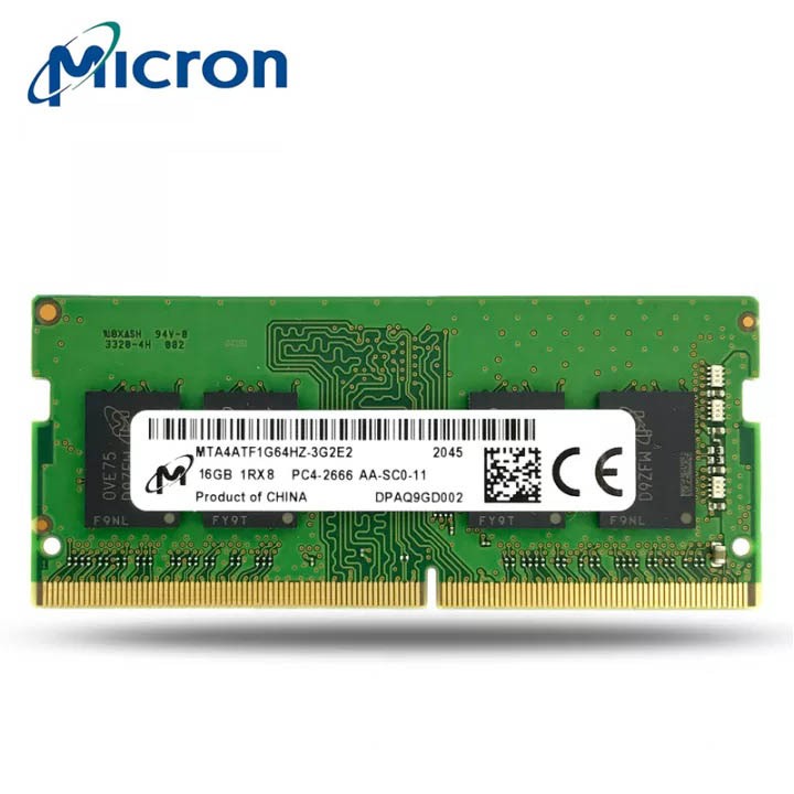 Micron RAM DDR4 4GB 8GB 16GB DDR4 2133MHz 2400MHz 1.2v 2666MHz 3200MHz 260IN SODIMM Desktop Para Memória