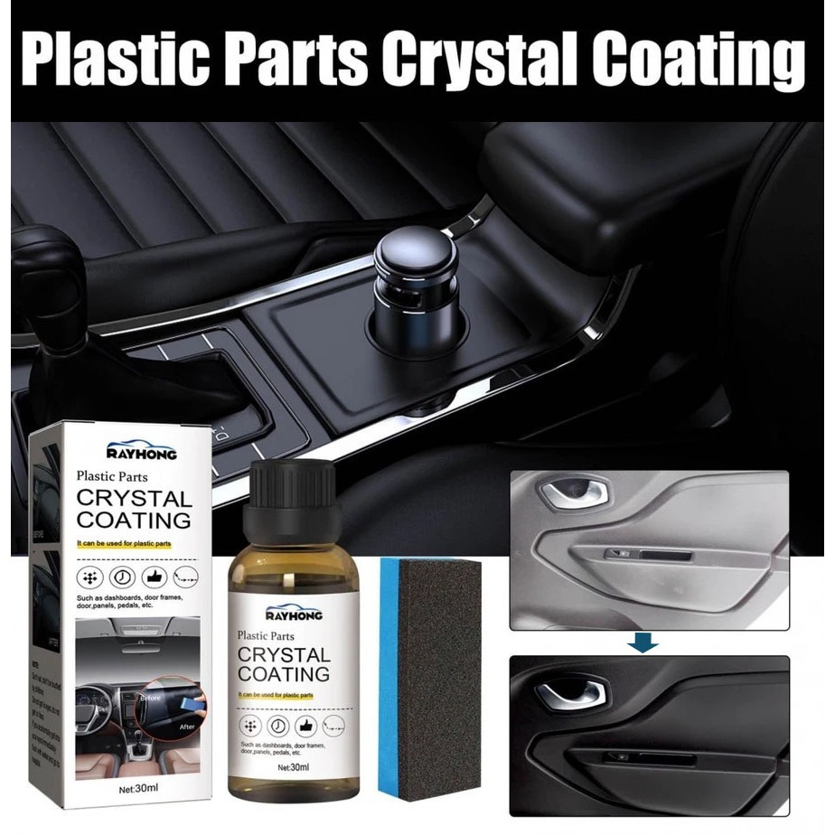 30ml Agente De Revestimento De Cristal E Plástico Recauchutagem De Cera Para Carros Plásticos em Oferta na Shopee