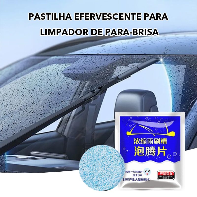 10 Peça Limpador De Parabrisa De Carro Detergente Limpa Vidros Concentrado Dose Filme Efervescente Sólido em Oferta na Shopee