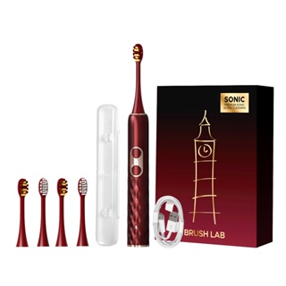 OralGos Escova dentes elétrica , 9 modos, IPX7 impermeável - vermelho em Oferta na Shopee