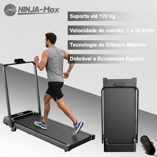 NINJA-MAX Mini Esteira Dobrável 2.0 Máquina De Corrida Motorizada Multifuncional Para Casa Aptidão