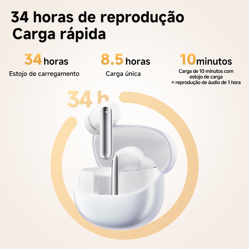QCY HT08 MeloBuds Pro ANC Bluetooth 5.3 Fones De Ouvido Sem Fio 46dB — foto 8