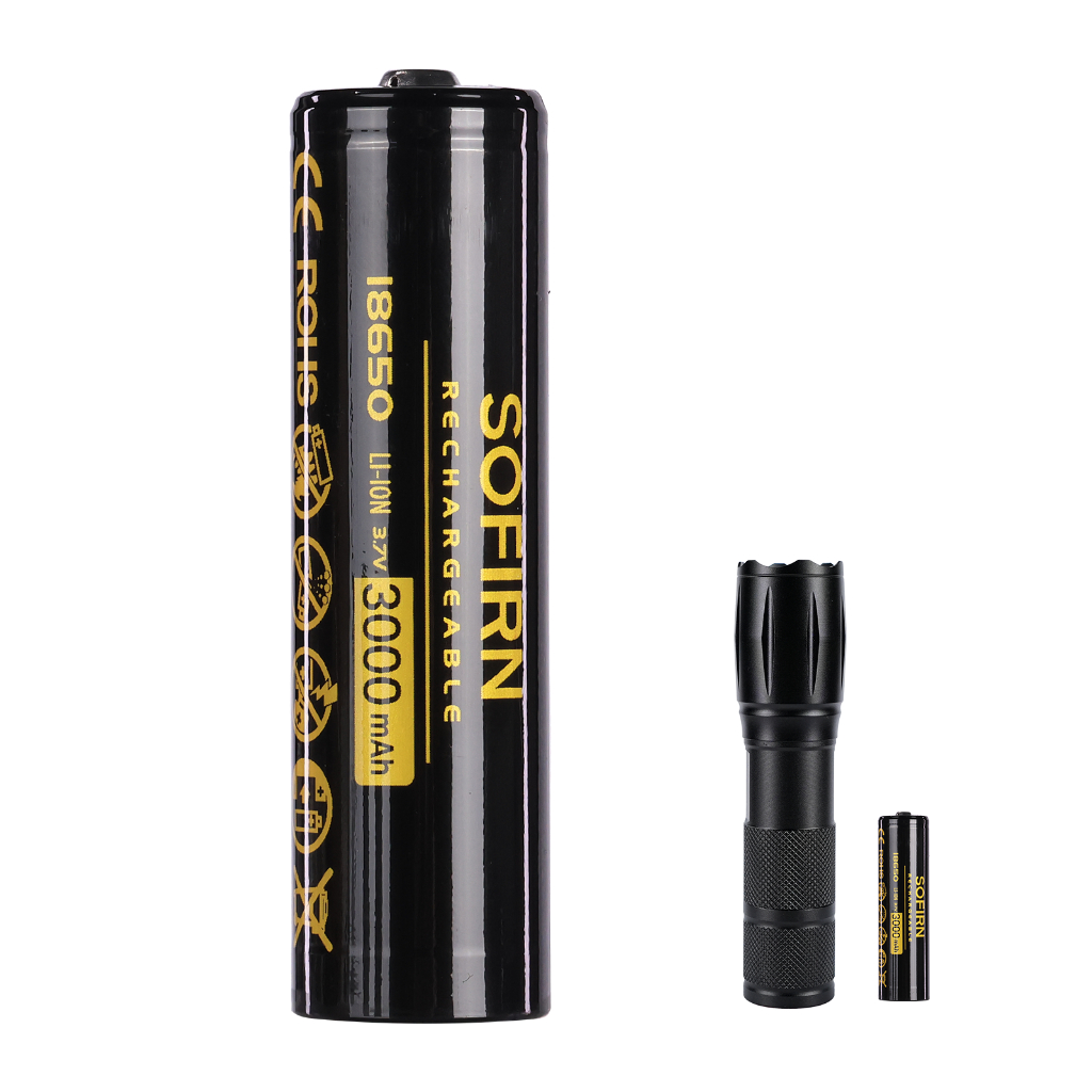 Lanterna Com Zoom Brilhante Com Bateria Sofirn 3000mah Recarregável 18650 em Oferta na Shopee