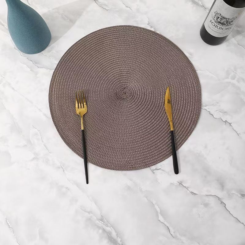 kit6  Jogo Americano Souplast Redondo Jantar Mesa Posta Cozinha 38cm