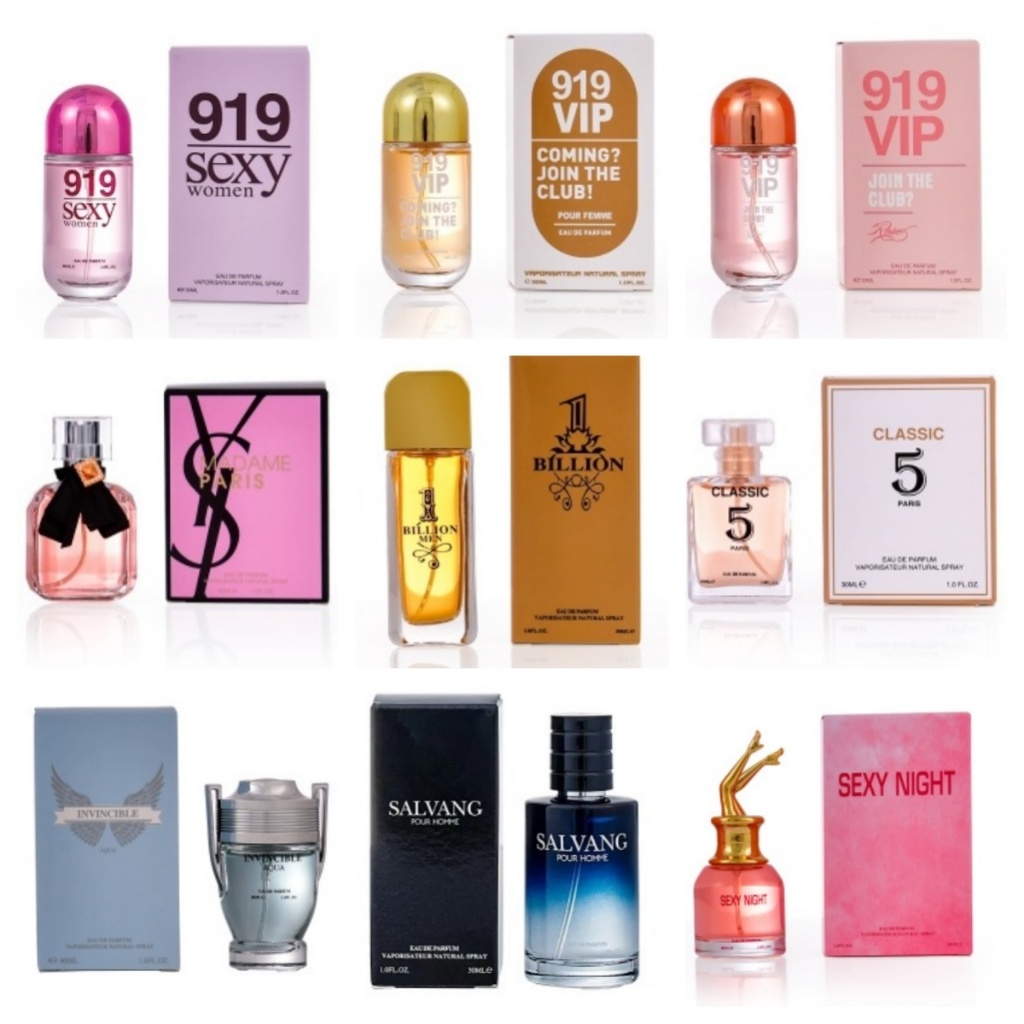 Coleção Marca Mini Perfume Feminino E Msculino 30ml em Oferta na Shopee